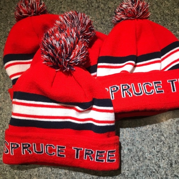 Spruce Tree knit caps - lot of 4 hats - Picture 2 of 6